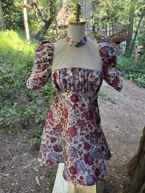 ASOS Design Sukienka‎ Floral Babydoll Mini Dress Size 2